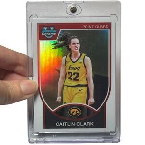 2023-24 Bowman University Chrome 2007-08 Bowman Caitlin Clark #07B-22 (RC)